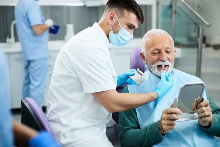 He is asking for CDCP dental implant coverage